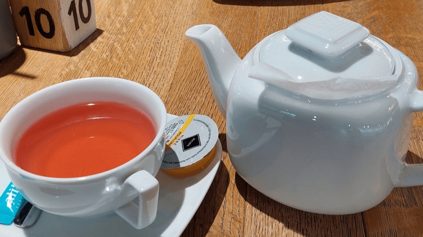 The pleasure of drinking tea